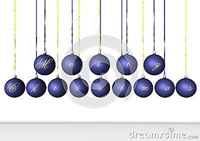 Blue bulbs Stock Photo