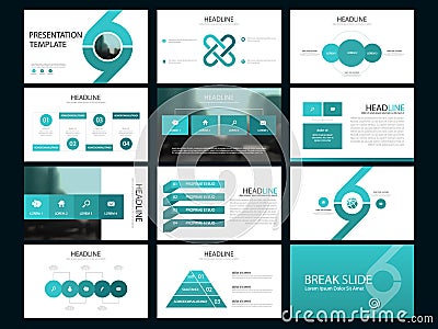 Blue Bundle infographic elements presentation template. business annual report, brochure, leaflet, advertising flyer, Vector Illustration