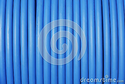 Blue cable Stock Photo