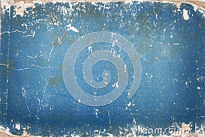 Blue cardboard with age marks Stock Photo