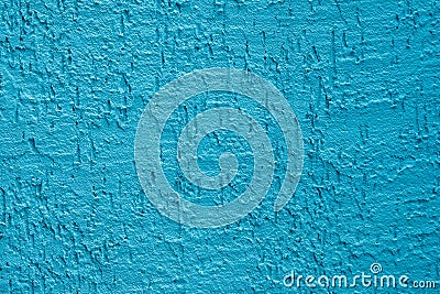 Blue cement wall,Rough surface look like blue sand.Background texture design. Old light blue cement texture and Stock Photo