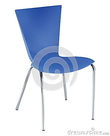 The blue chair Vector Illustration