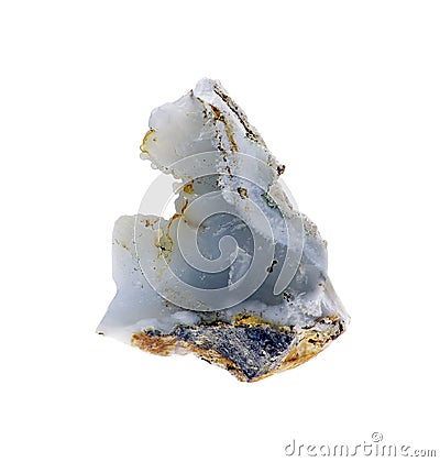 Blue chalcedony Stock Photo