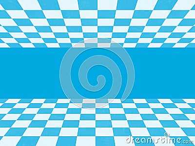 Blue checkered texture Stock Photo