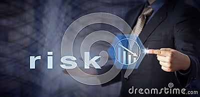 Blue Chip Consultant Activating Risk Reduction Stock Photo