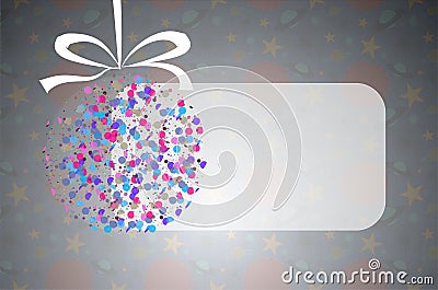 Blue christmas background with decoration Stock Photo