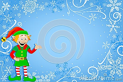 banner images clipart christmas With Images Elf  Background Image Blue Christmas Stock
