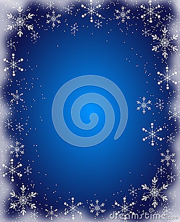 Blue christmas background Stock Photo