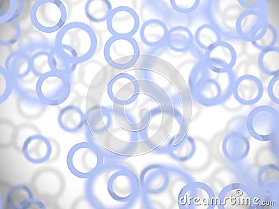 Blue Circles Stock Photo