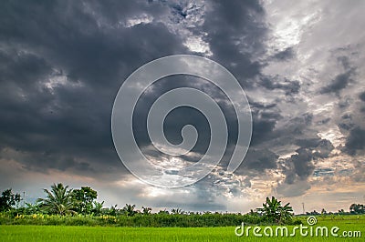 Blue Cloud, Color Stock Photo