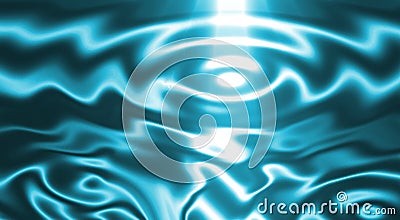 Blue color with light rays and 3 d effect computer generated background image and wallpaper design Vector Illustration