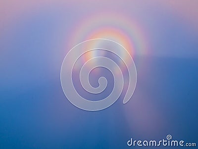 Brocken spectre, abstract background Stock Photo