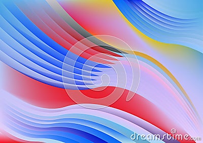 Blue Colorfulness Modern Background Vector Illustration Design Stock Photo