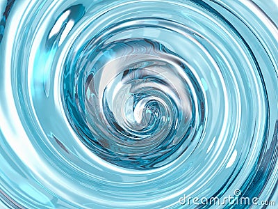 Blue cosmetic gel Stock Photo