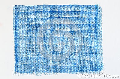 Blue crayon drawings background texture Stock Photo