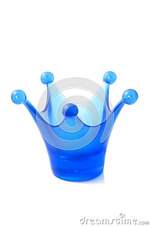 Blue crown Stock Photo