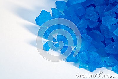 Blue crystals Stock Photo