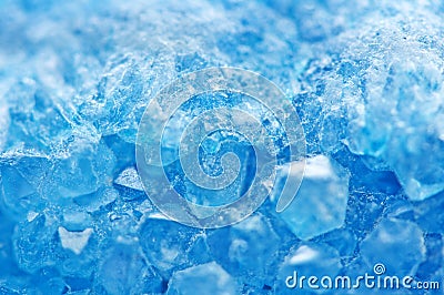 Blue crystals. Cool Background for winter projects. Ice Background Stock Photo