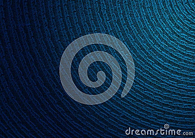Blue curved lines gradient sisal fiber woven material Stock Photo