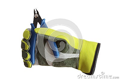 Blue cutter Stock Photo