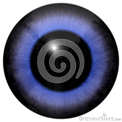 Blue 3d eye texture, human animal eyeball Stock Photo