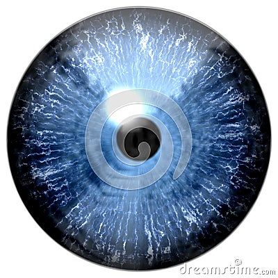 Blue 3d eye texture, human animal eyeball Stock Photo