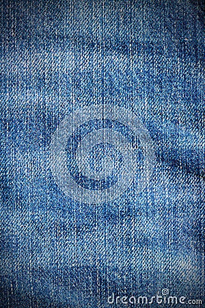 Blue denim background Stock Photo