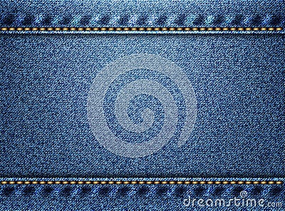 Blue denim texture background Stock Photo