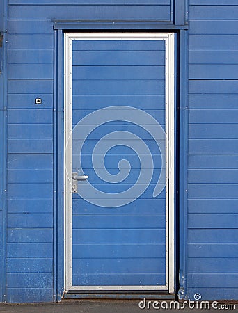 Blue door Stock Photo