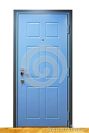 Blue door Stock Photo