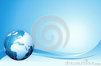 Blue Earth background, www, internet Stock Photo