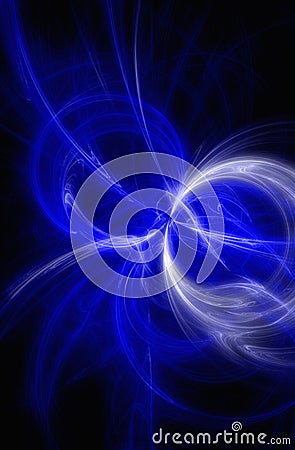 Blue electric abstract Stock Photo