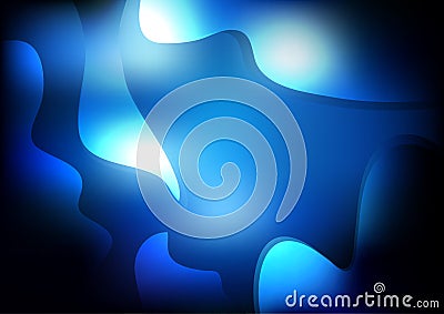 Blue Electric Blue Abstract Background Vector Illustration Design Stock Photo