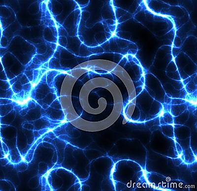 blue Electricity spark power Vector Illustration