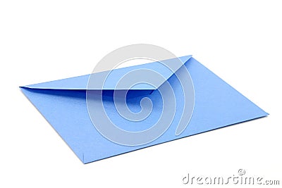 Blue envelope Stock Photo