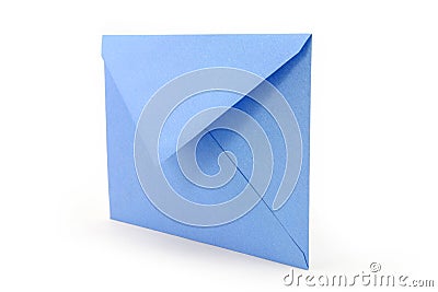 Blue envelope Stock Photo