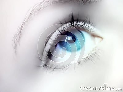 Blue Eye Stock Photo