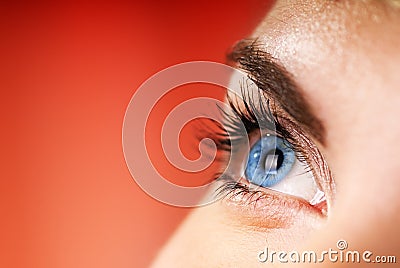 Blue eye Stock Photo