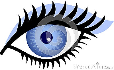 Blue Eye Stock Photo