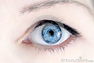 Blue Eye Stock Photo