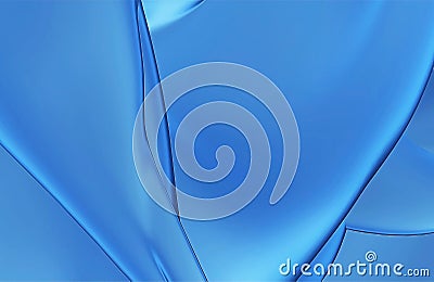 a blue fabric, plastic folds, crumple plastic Stock Photo