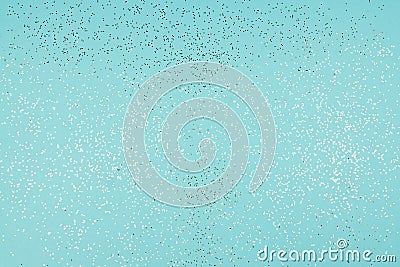 Blue Festive background texture with glittering confetti Stock Photo