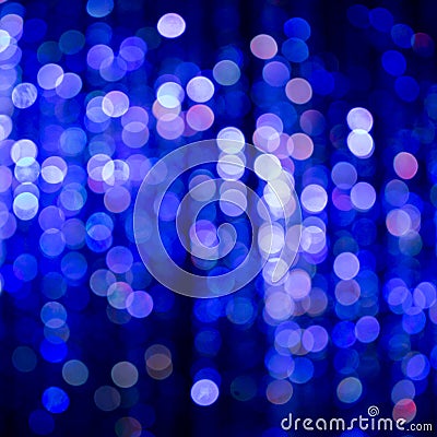 Blue Festive Christmas elegant abstract background with bokeh Stock Photo