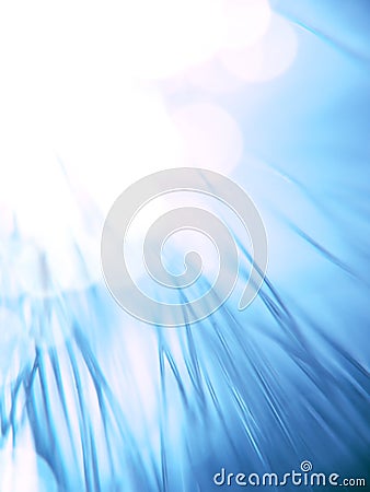 Blue fiber optics Stock Photo