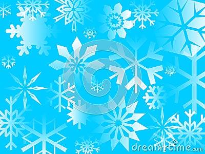 Blue Flakes Stock Photo