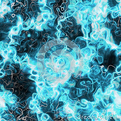 Blue fluffy wires Stock Photo