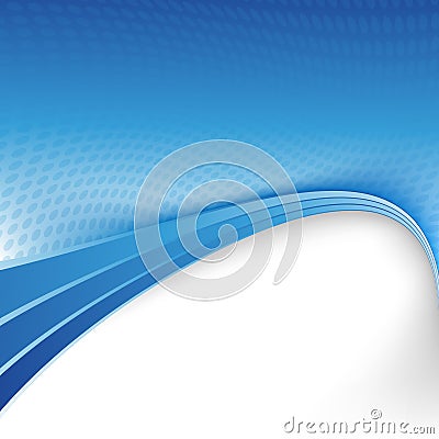 Blue folder border background dot texture Vector Illustration