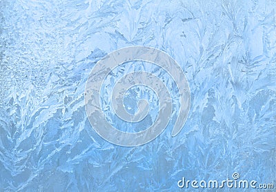 Blue freeze ornaments Stock Photo