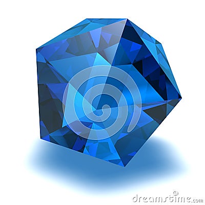 Blue gem Stock Photo