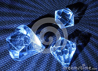Blue gems Stock Photo